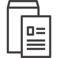 応募書類のイラスト